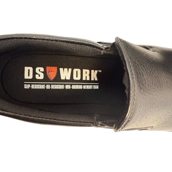 DS Work Men's Manager Slip Resistant Slip On Black Shoes Size 11 - Picture 9 of 10